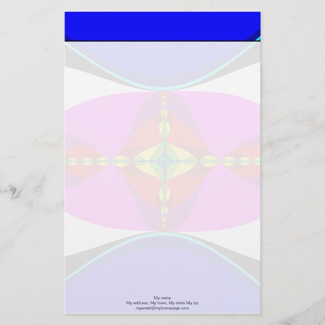 Papeterie ADN - Art fractal (Devant)