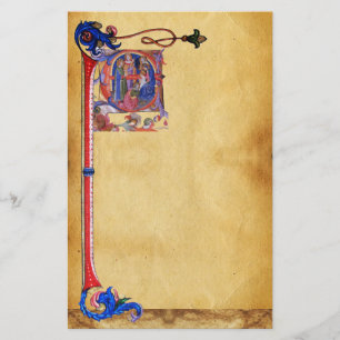 Papeterie ADORATION DE MAGI CHRISTMAS PARCHMENT Gem Rouge