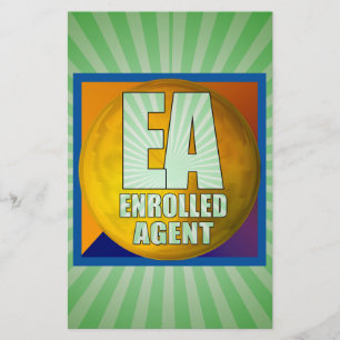 PAPETERIE AGENT INSCRIT AU LOGO EA