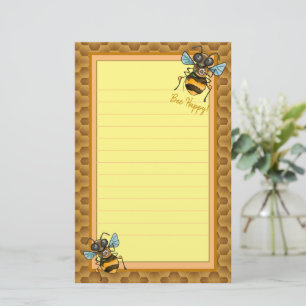 Papeterie Aie Du Bonheur ! Abeille de miel mignonne