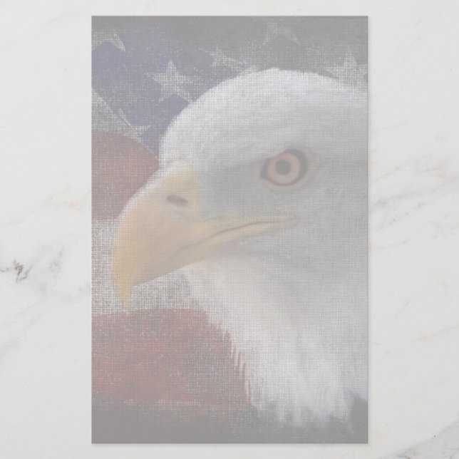 Papeterie Aigle et drapeau patriotiques (Devant)