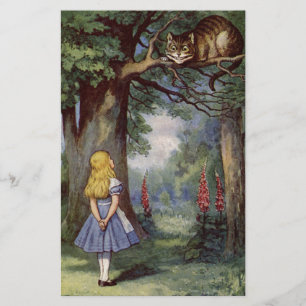 Papeterie Alice et le chat de Cheshire