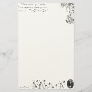 Papeterie Alice in Wonderland Stationary Lewis Carroll