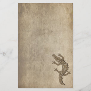 Papeterie Alligator tribal