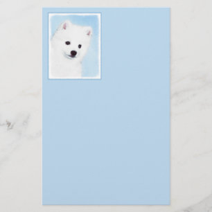 Papeterie American Eskimo Dog Painting - Original Dog Art