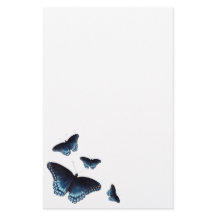 Amiral Dark-blue Butterflies Painted Rouge-Repérée