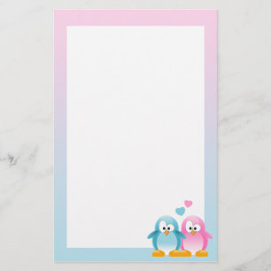 Papeterie Amour des pingouins