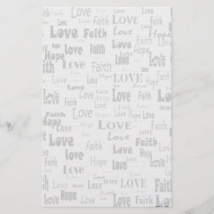 Papeterie Amour d'espoir de foi