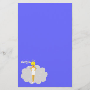 Papeterie Ange Girly de bande dessinée stationnaire