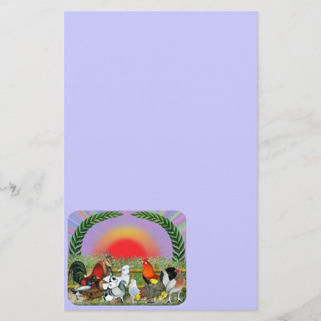 Papeterie Animaux de ferme (Devant)