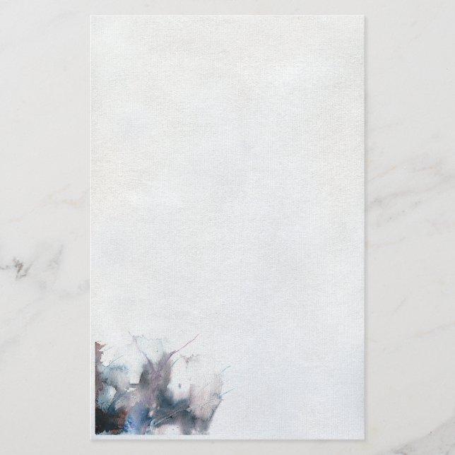 Papeterie aquarelle abstraite (Devant)