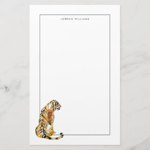 Papeterie Aquarelle sur tigre