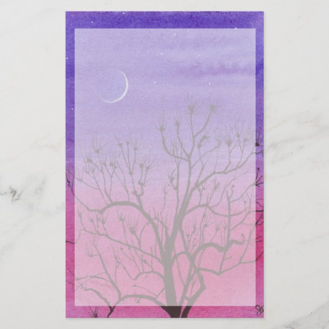Papeterie Arbre de la lune (Devant)