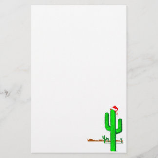 Papeterie Arbre de Noël de Cactus
