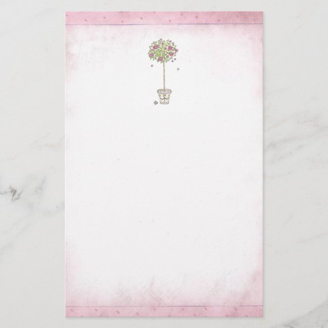 Papeterie Arbre rose (Devant)