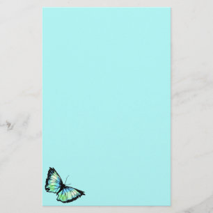 Papeterie "Arlequin" (Papillon Aqua)