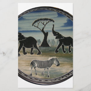 Papeterie Art Eléphant Africain