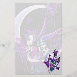 Papeterie Art féerique Sationery de lune de papillon