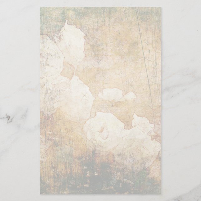 Papeterie art grunge floral vintan background texture (Devant)