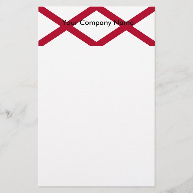 Papeterie avec Drapeau Alabama (Devant)