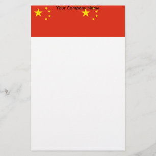 Papeterie avec Drapeau de Chine