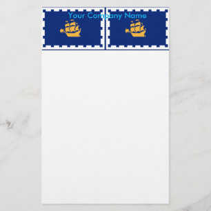Papeterie avec drapeau de Québec, Canada