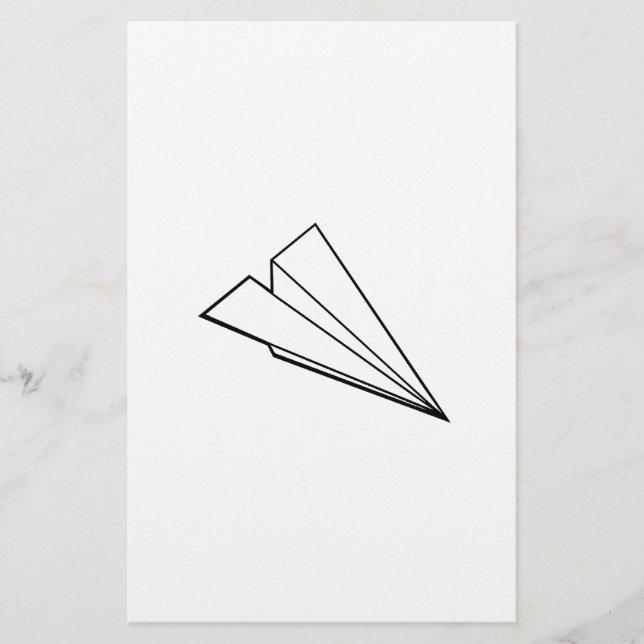 Papeterie Avion de papier (Devant)