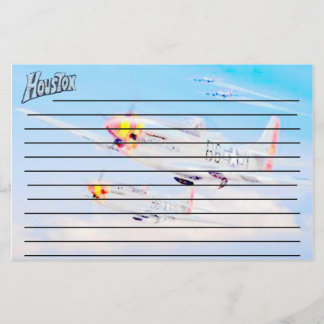 Papeterie Avions du mustang de Houston