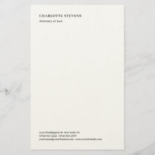 Papeterie Avocat Droit Élégant Simple Minimaliste Tendance