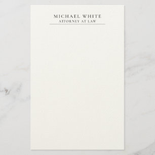 Papeterie Avocat minimaliste professionnel