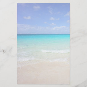 Papeterie Azure Blue Caribbean Tropical Beach