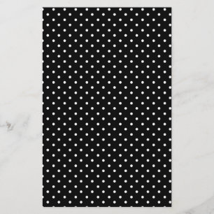 Papeterie B&W Tiny Dots Motif