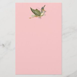 PAPETERIE BABY SHOWER STORK