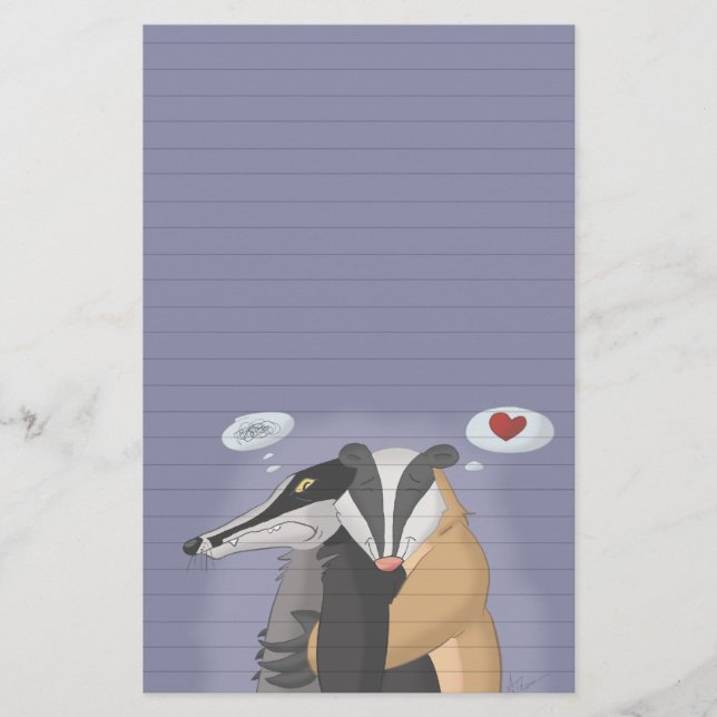 Papeterie Badgers in Love Stationery (Jugé) (Devant)