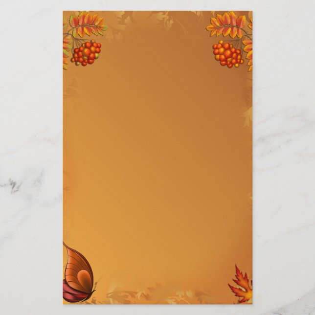 Papeterie Baies d'automne (Devant)