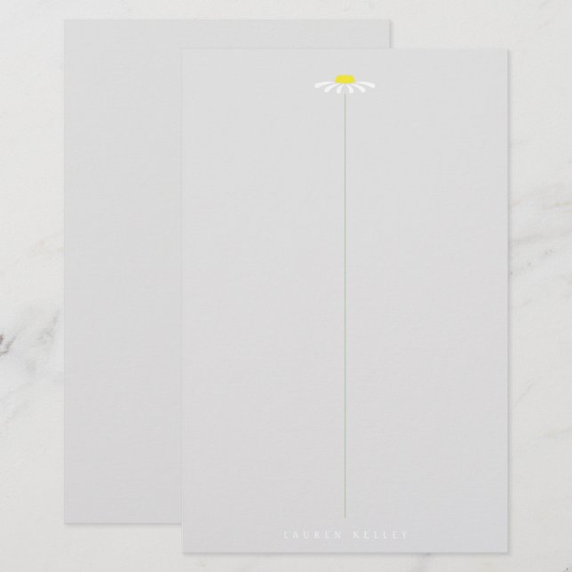 Papeterie Baise blanche (Devant / Derrière)