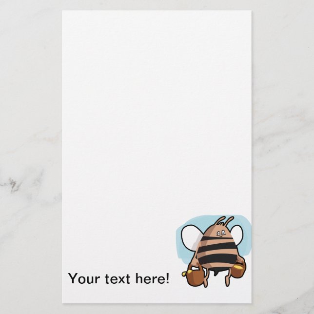 Papeterie Bande dessinée d'abeille (Devant)