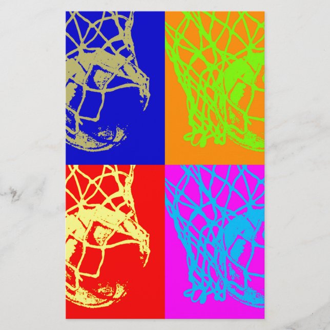 Papeterie Basket-ball Pop Art (Devant)