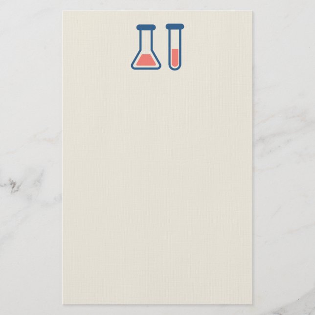 Papeterie Beaker & Test Tube Science Themed (Devant)