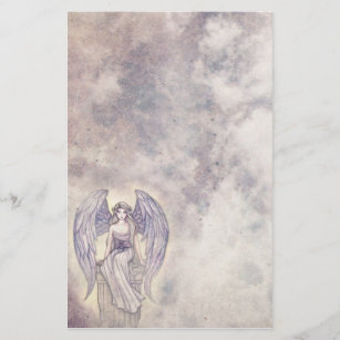 Papier A Lettre Ange Zazzle Ca