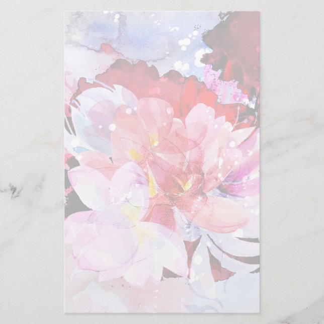 Papeterie Beau bouquet de fleurs (Devant)