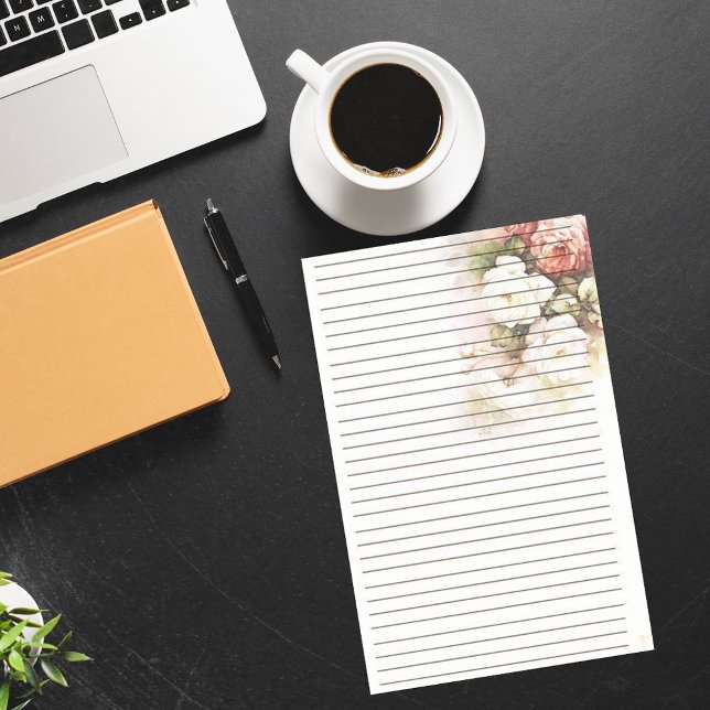 Papeterie Beau papier à papier à papier à lettres Rose (Créateur téléchargé)