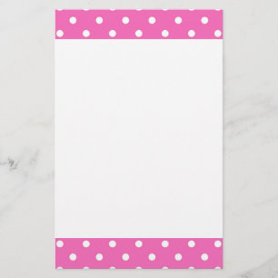 Papeterie Beau, pois roses girly