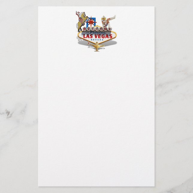 Papeterie Bienvenue à Las Vegas (Devant)