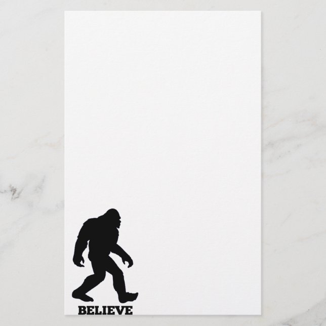 Papeterie Bigfoot CROIRE Sasquatatch (Devant)