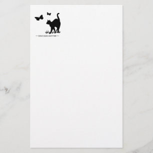 Papeterie Black Kitty Kats R Stationnaire libre