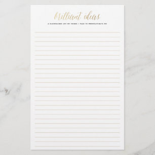 Papeterie Bloc - notes brillant d'idées