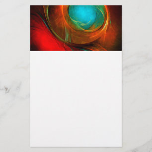 Papeterie Blue Eye Moderne Abstrait Art Cool Motif #16