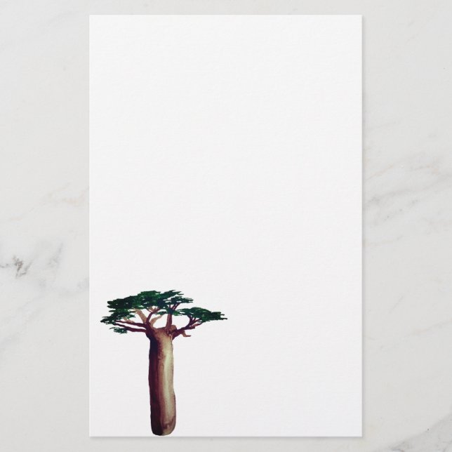 Papeterie Bobab dessin de l'arbre Stationery (Devant)