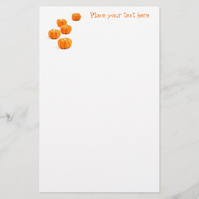 Papeterie Bonbons citrouilles d'Halloween (Devant)